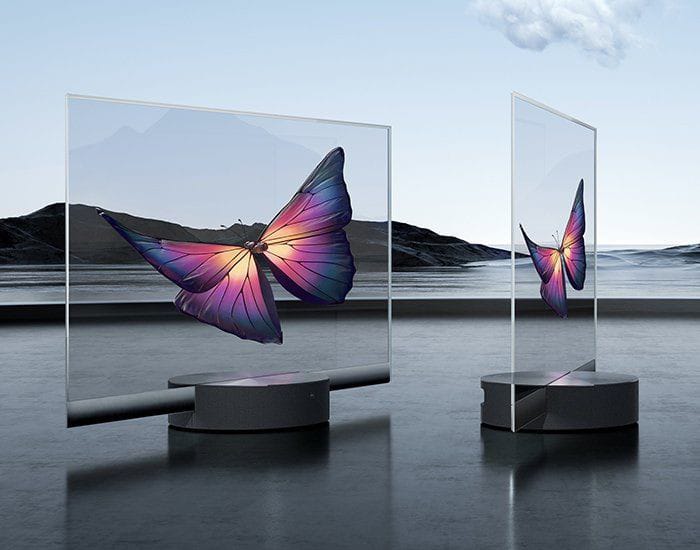 Transparent display price