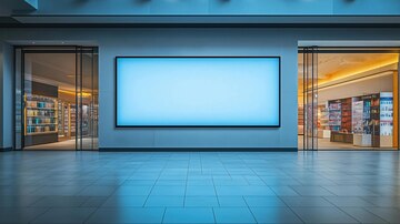 Transparent TV screen