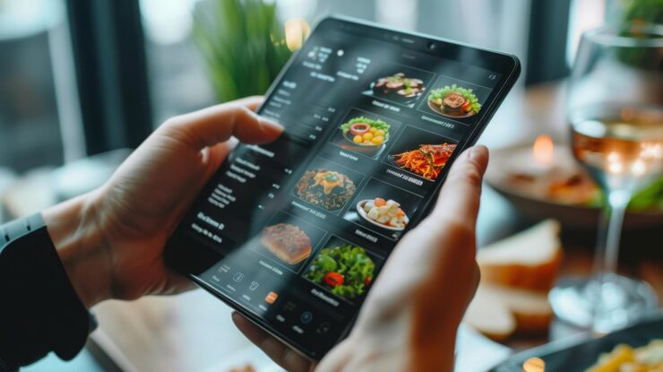 Digital menu for restaurants
