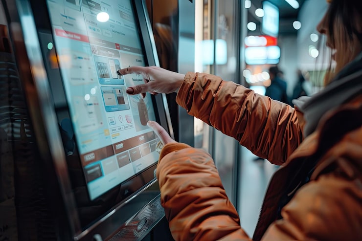 Touch screen kiosk