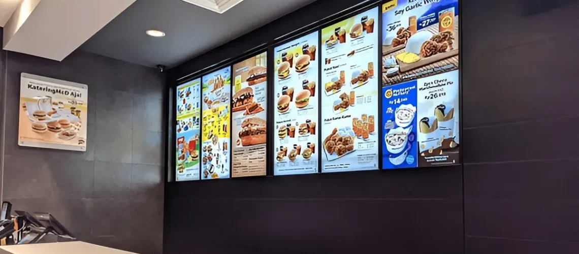 Digital menu for restaurants