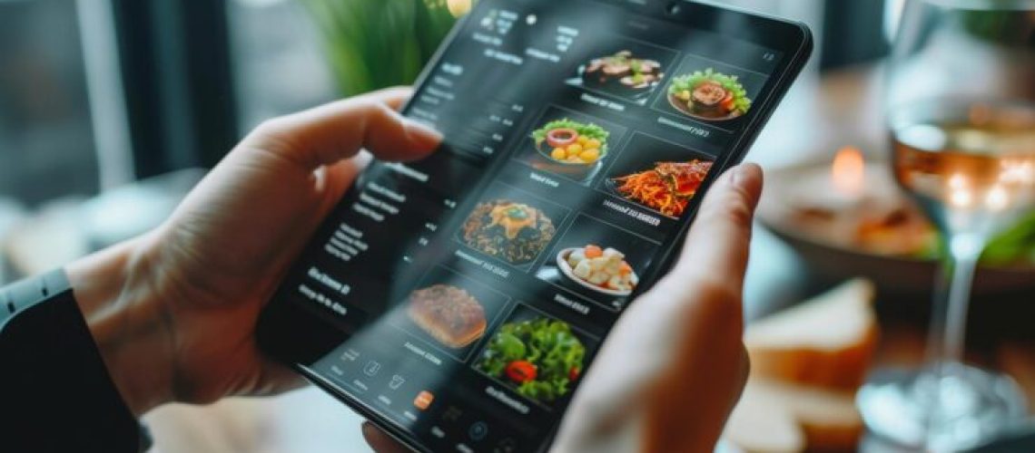 Digital menu for restaurants