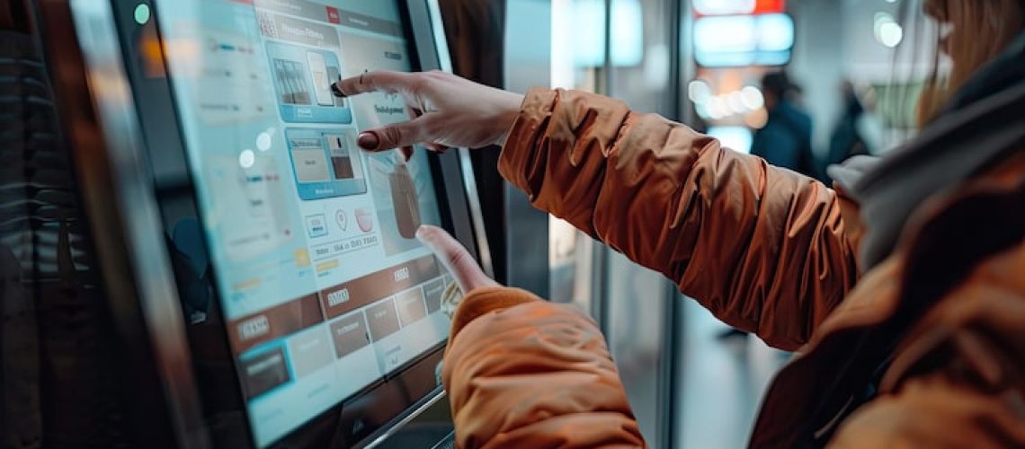 Touch screen kiosk