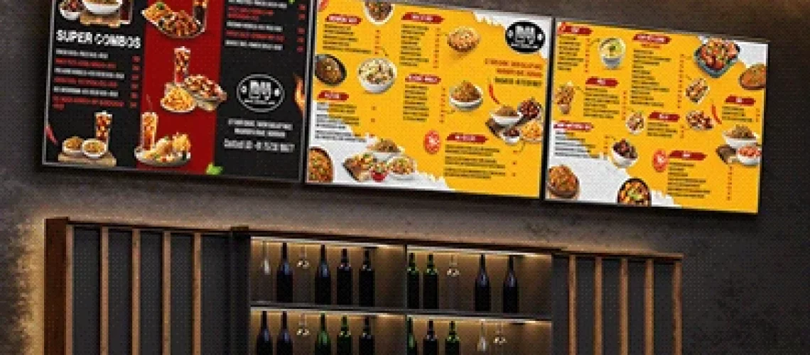 Digital menu boards